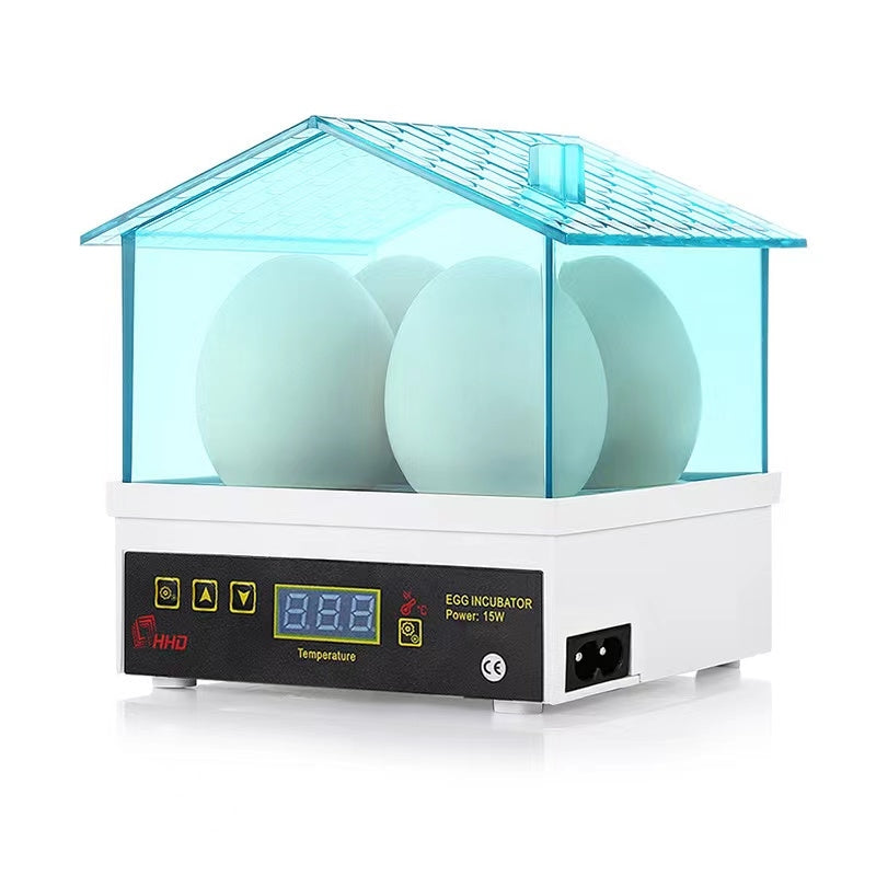 4 Eggs Mini Incubator, designed for poultry enthusiasts and hobbyists. This compact, user-friendly incubator is perfect for hatching a small batch of eggs, offering reliable performance and clear visibility throughout the entire process.