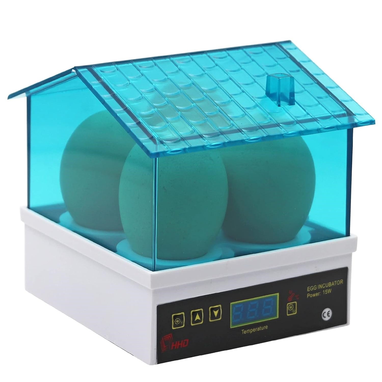 4 Eggs Mini Incubator, designed for poultry enthusiasts and hobbyists. This compact, user-friendly incubator is perfect for hatching a small batch of eggs, offering reliable performance and clear visibility throughout the entire process.