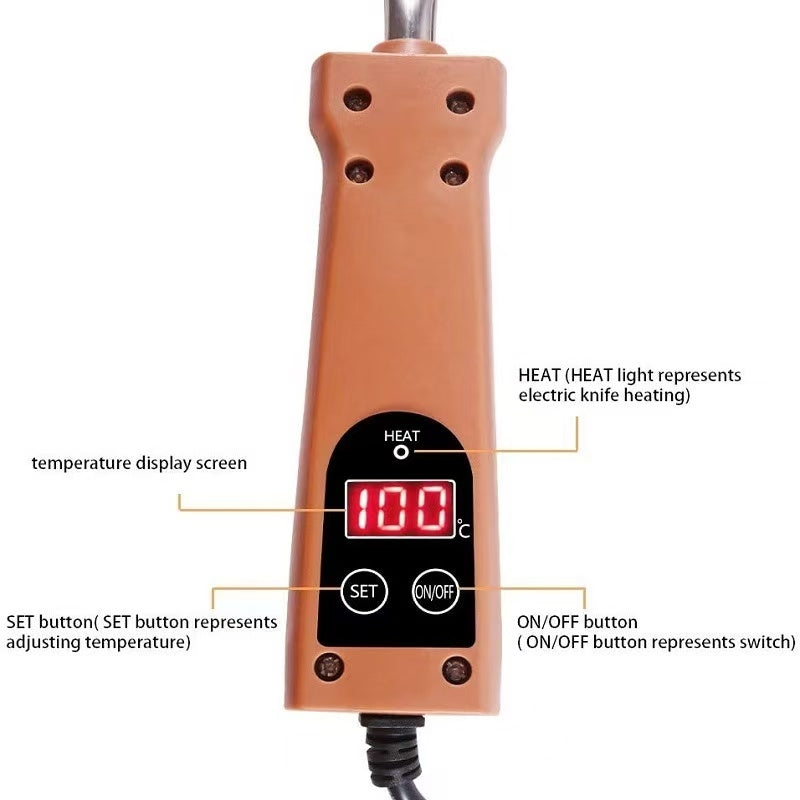 Electric Honey Uncapping Knife with Adjustable Temperature Control – Effortless Honey Extraction