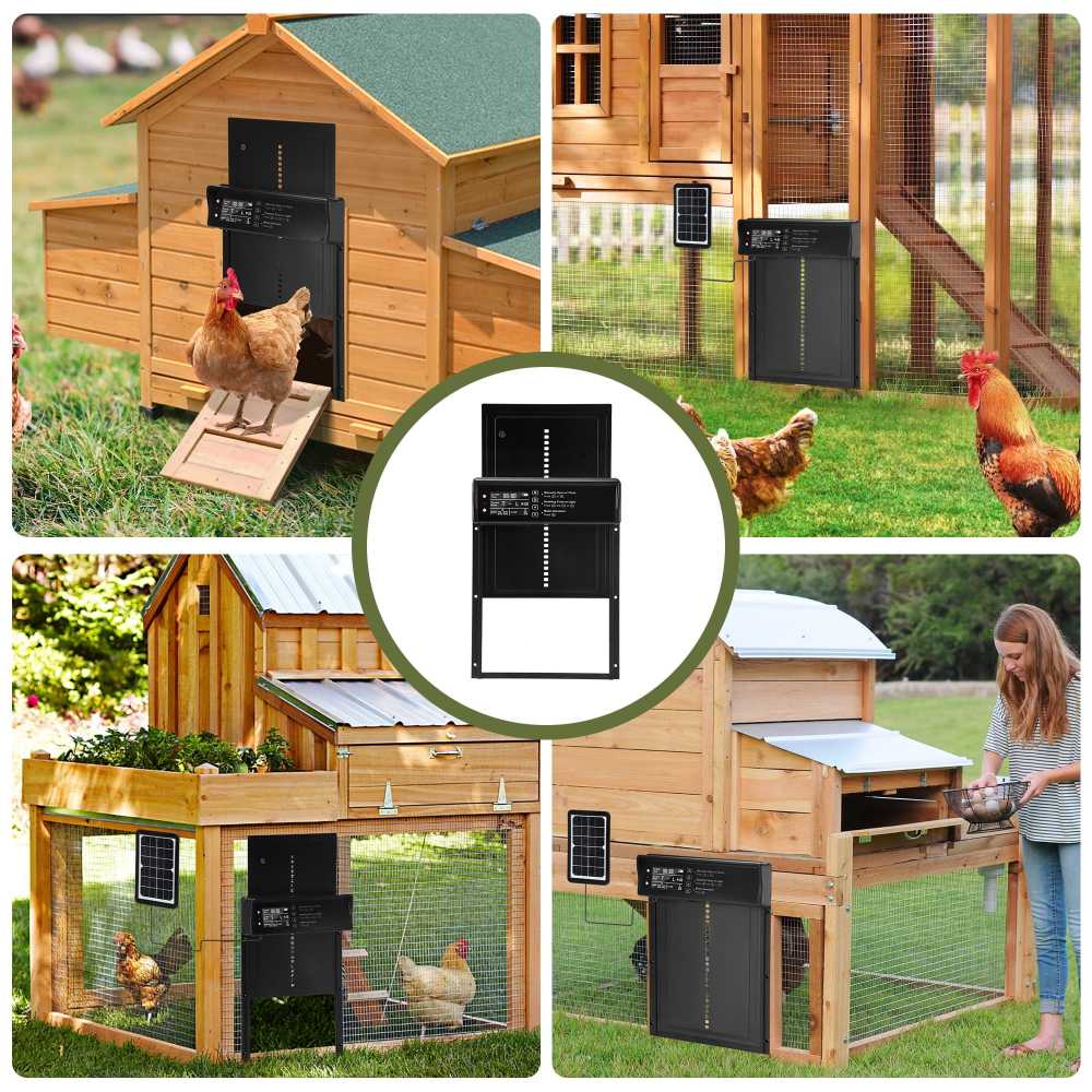 Remote control for automatic chicken coop door, designed for various coops